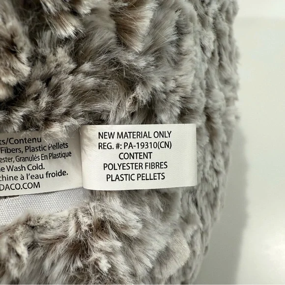 Demdaco Jumbo Giving Bear in Gray, Cream, Beige - Picture 12 of 16